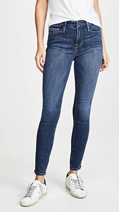 Good American Good Legs High Rise Skinny Jeans In Blue004 In Indigo