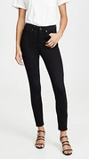 Good American Good Legs High Rise Crop Skinny Jeans In Black001
