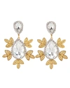 MALLARINO Garance Crystal Drop Earrings,060043303872