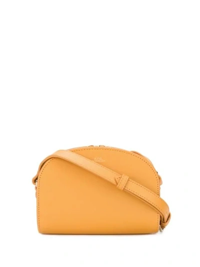 Apc Saddle Crossbody Bag In Yellow