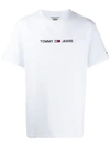 TOMMY JEANS EMBROIDERED LOGO T-SHIRT