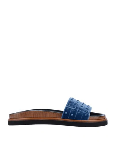 Tod's Sandals In Blue