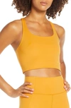 Girlfriend Collective Paloma Sports Bra In Honey