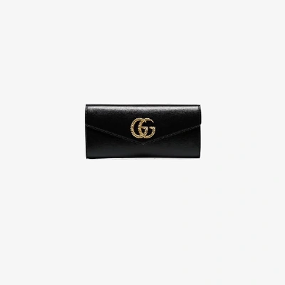 Gucci Broadway Leather Shoulder Bag In Black