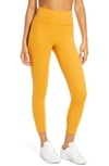 Girlfriend Collective High Waist 7/8 Leggings In Honey