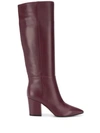 SERGIO ROSSI KNEE-LENGTH POINTED TOE BOOTS