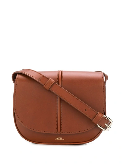 Apc Betty Shoulder Bag In Brown