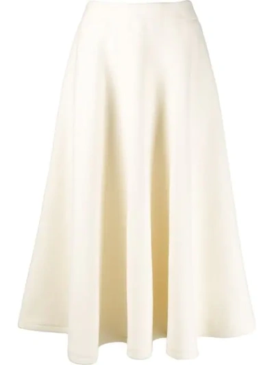 Courrèges Full Shape Skirt In White