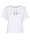 LEVI'S WHITE T-SHIRT WITH EMBROIDERED LOGO,11069245