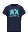 Armani Exchange T-shirt In Blue