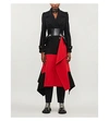 ALEXANDER MCQUEEN BANNER DOUBLE-BREASTED WOOL-AND-CASHMERE BLEND COAT