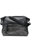 BOTTEGA VENETA PERFORATED PAPER SHOULDER BAG