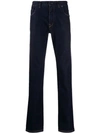 Fendi Schmale Jeans Mit Logo-tasche In F0qg0-dark Blue
