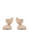 Pasquale Bruni 18kt Rose Gold Giardini Segreti Diamond Stud Earrings In Rose Gold