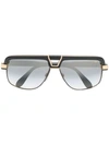 Cazal Geometric-frame Sunglasses In Black