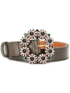 ETRO stone-embellished buckle belt