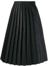 MM6 MAISON MARGIELA 衬垫褶饰半身裙