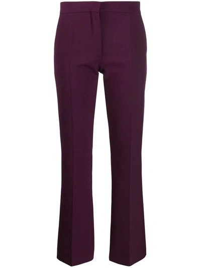 Valentino Straight-leg Trousers In Purple