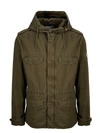 SAINT LAURENT GREEN COTTON JACKET,581788Y153W2840