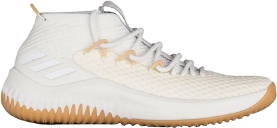 Pre-owned Adidas Originals  Dame 4 Un-dyed In Running White/running White/gum