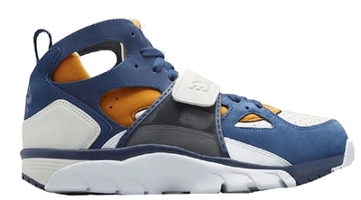 Pre-owned Nike Air Trainer Huarache Prm Medicine Ball In Light Bone/ginger Wight/midnight Navy