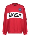 Alpha Industries Sweatshirts In Red