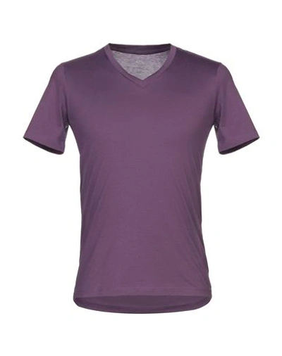 Armani Exchange T-shirt In Purple