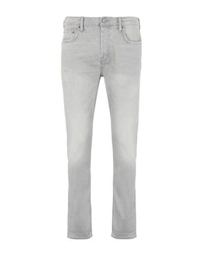 Allsaints Denim Pants In Grey