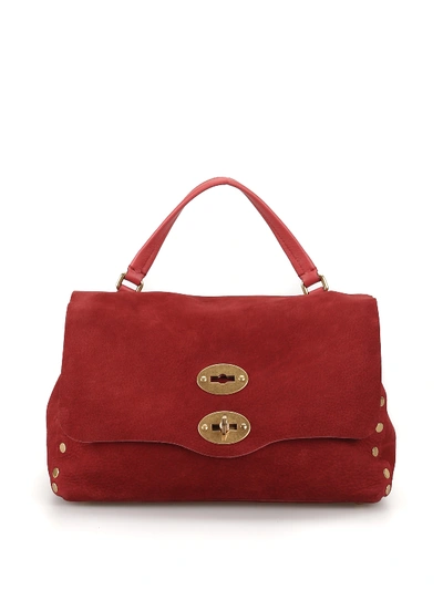 Zanellato Postina S Linea Jones Bag In Rubino Di Boemia Color In Dark Red