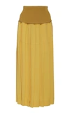 PETER DO TWO-TONE PLEATED CREPE MAXI SKIRT,769444