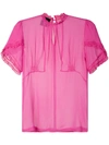 Andrea Bogosian Silk Blouse In Pink