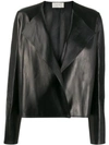 THE ROW SHORT LEATHER JACKET
