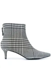 KENDALL + KYLIE GLEN PLAID ANKLE BOOTS