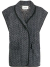 ISABEL MARANT ÉTOILE BRAIDED PRINT GILET