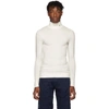 AMBUSH AMBUSH OFF-WHITE LOGO LONG SLEEVE TURTLENECK