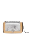 BURBERRY SMALL TAPE DETAIL SEQUINNED LAMBSKIN LOLA BAG