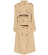 BURBERRY SHEARLING-TRIMMED TRENCH COAT,P00416584