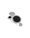 Lagos Maya Diamond Circle Statement Ring In Onyx