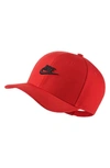 Nike Clc99 Futura Snapback Baseball Cap In Unvred/black