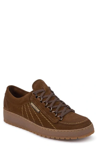 Mephisto Rainbow Sneaker In Brown Nubuck