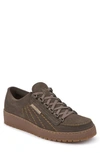 Mephisto Rainbow Sneaker In Dark Grey Suede
