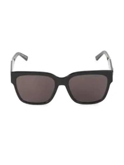 Balenciaga 55mm Square Sunglasses In Black