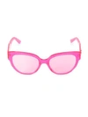 BALENCIAGA 55MM Neon Cat Eye Sunglasses
