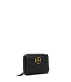 Tory Burch Kira Chevron Bi-fold Wallet In Black