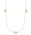 TORY BURCH SPINNING PEARL NECKLACE,192485291827