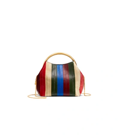 Tory Burch Sydney Eel Patchwork Bucket Bag In Pattern