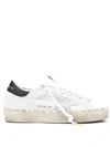 GOLDEN GOOSE HIGH STAR LEATHER VINTAGE SNEAKER,11072162