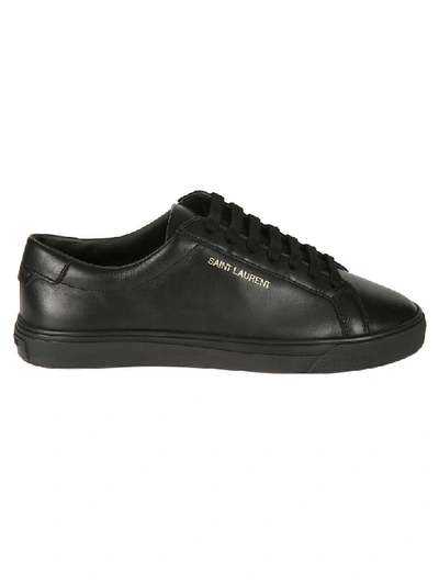 Saint Laurent Moon Plus Sneakers In Black