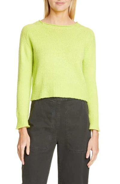 Rachel Comey Arto Wool Blend Sweater In Lime