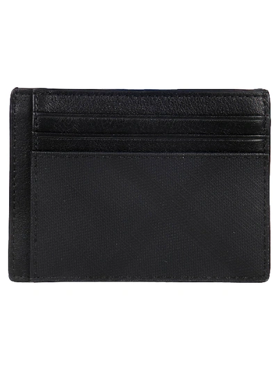 Burberry Bernie London Check Cardholder In Charcoal